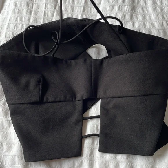 Zara Cut Out Crop Top - Picture 7 of 8